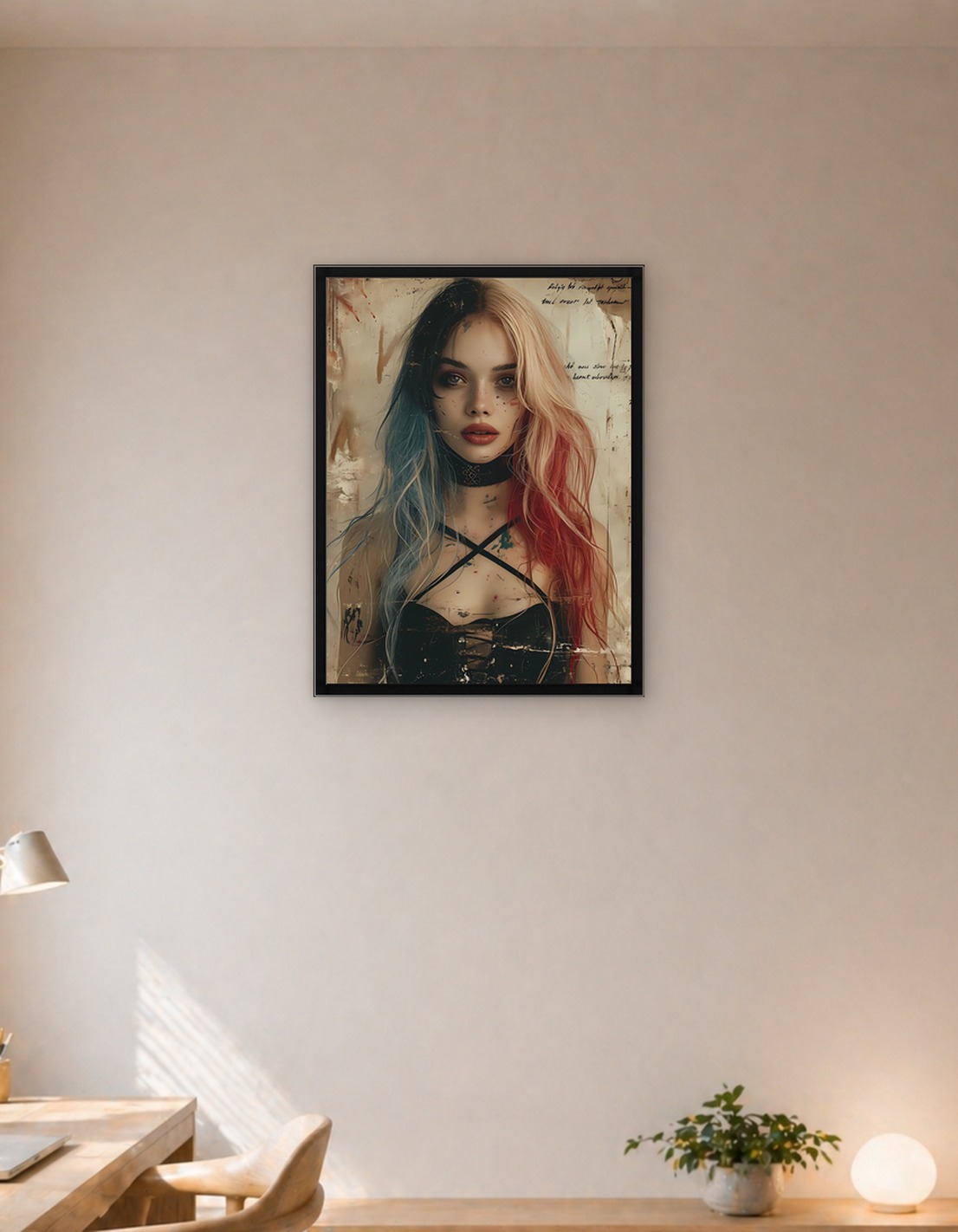 Vintage Retro Goth Girl - 7215993