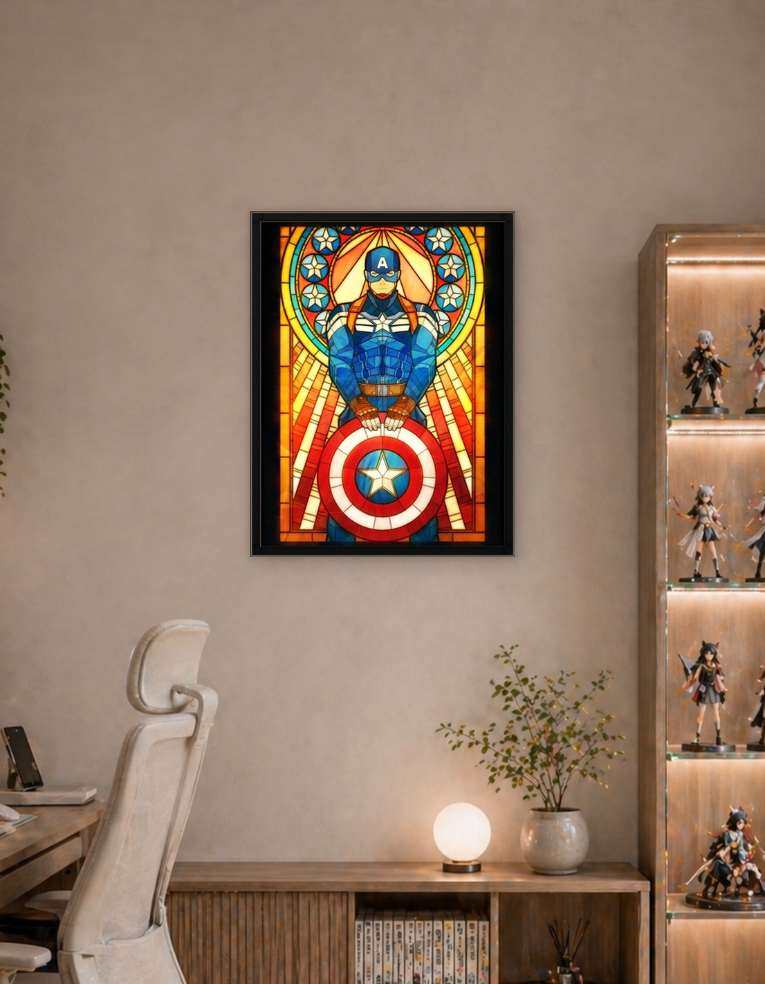 Stained Glass Captain