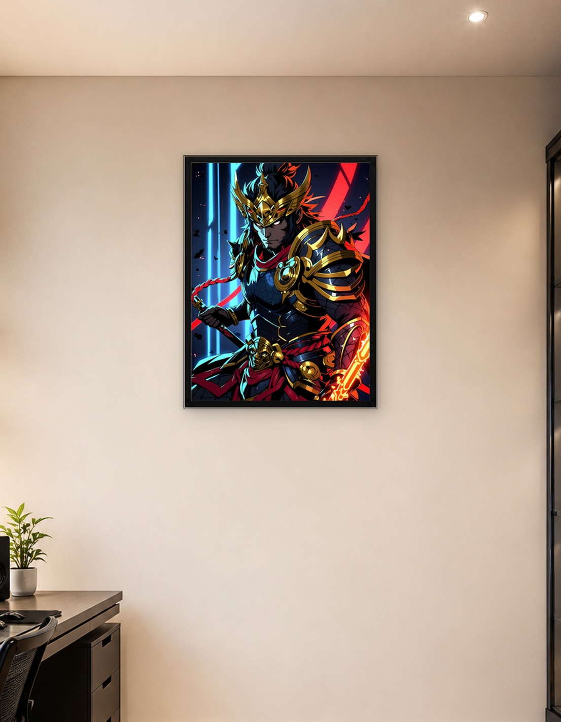 Warrior in Golden Armor