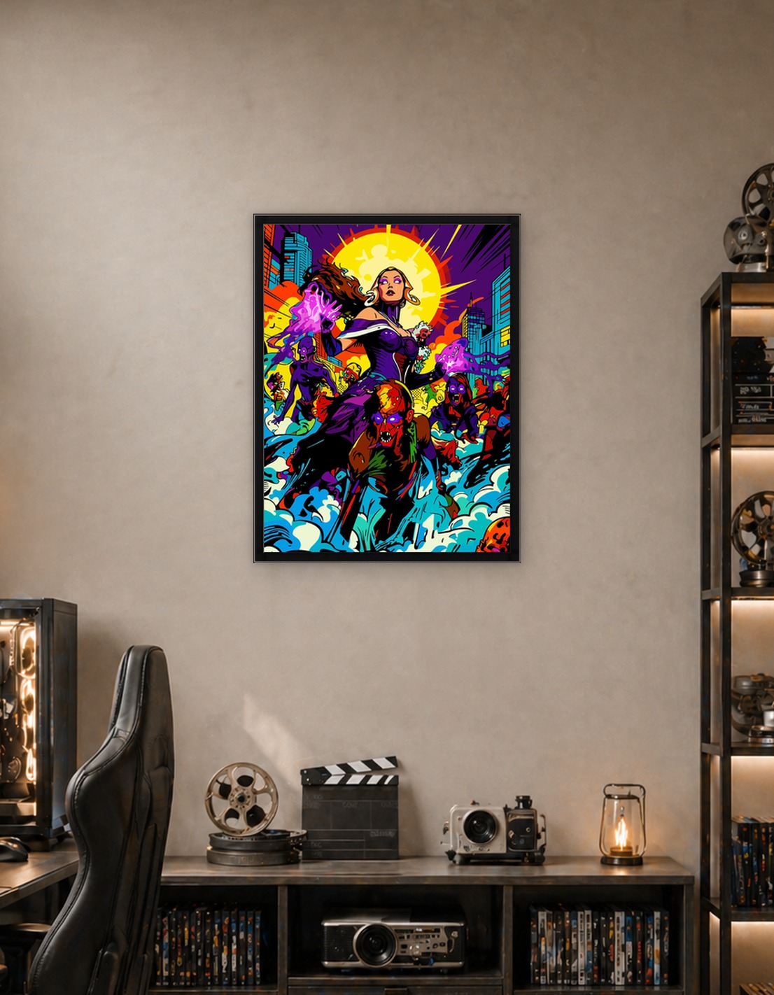 Sorceress Unleashes Zombies in City
