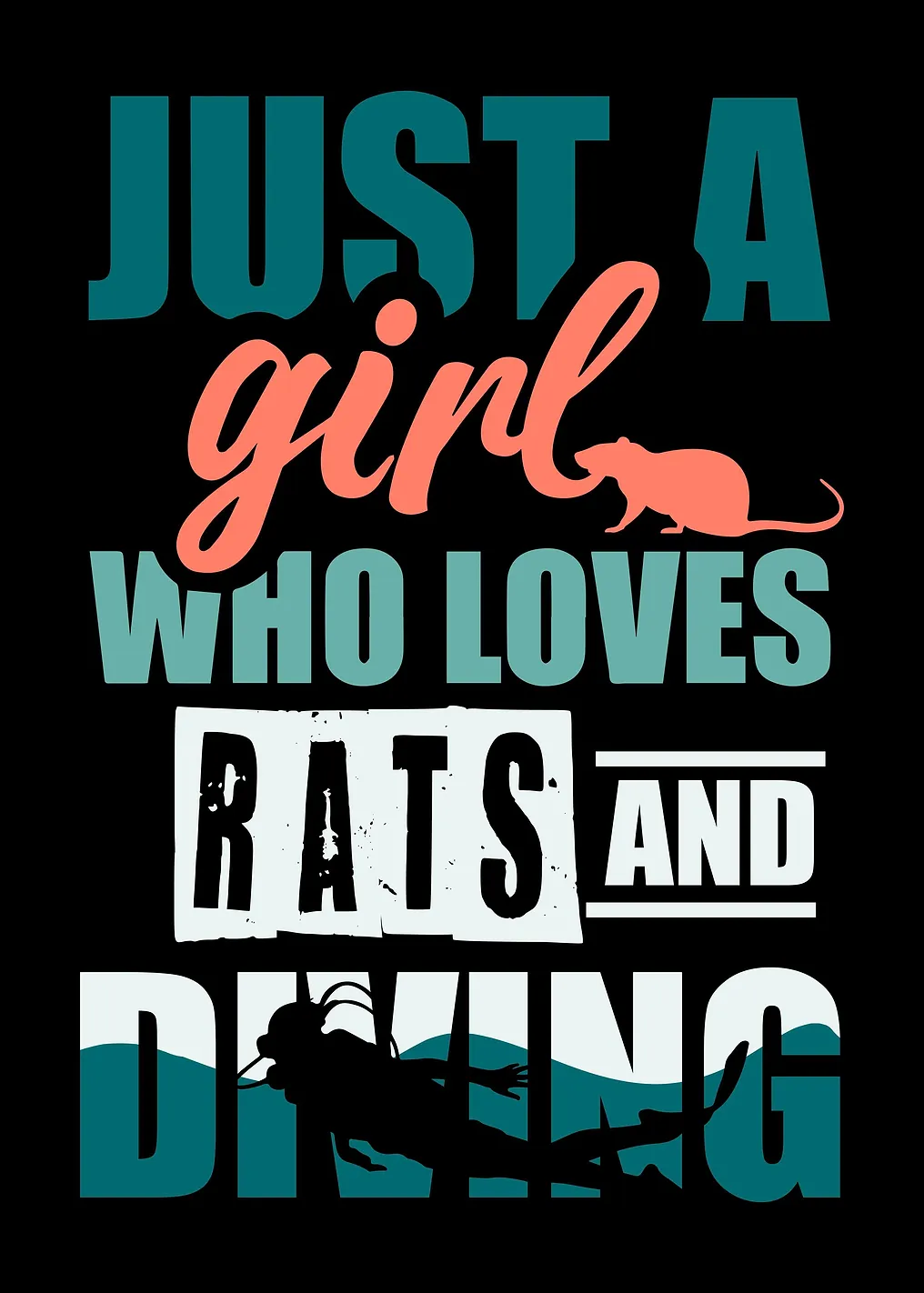 Rat Girl Scuba Diving