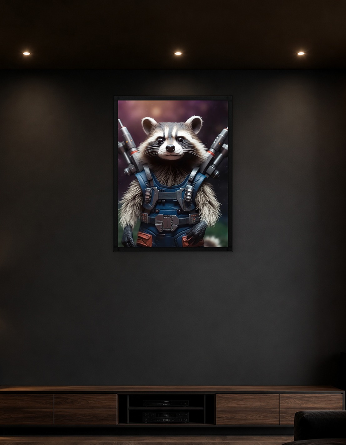Racoon warrior - 6653375