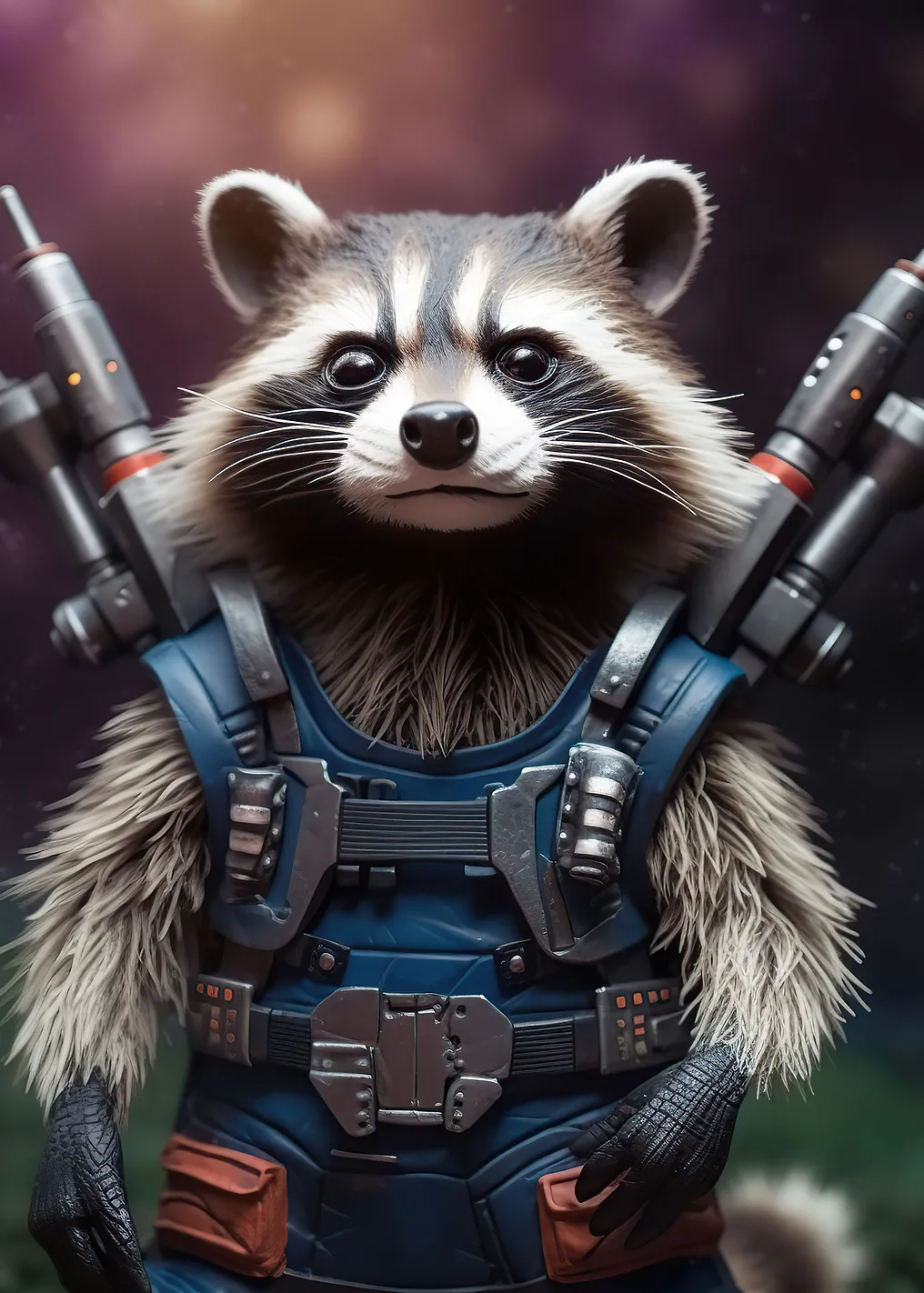 Racoon warrior - 6653375