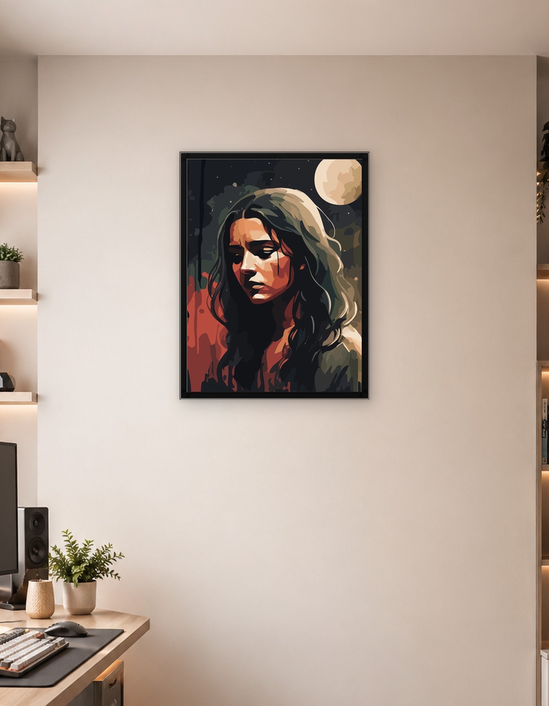 Woman Under Moonlight