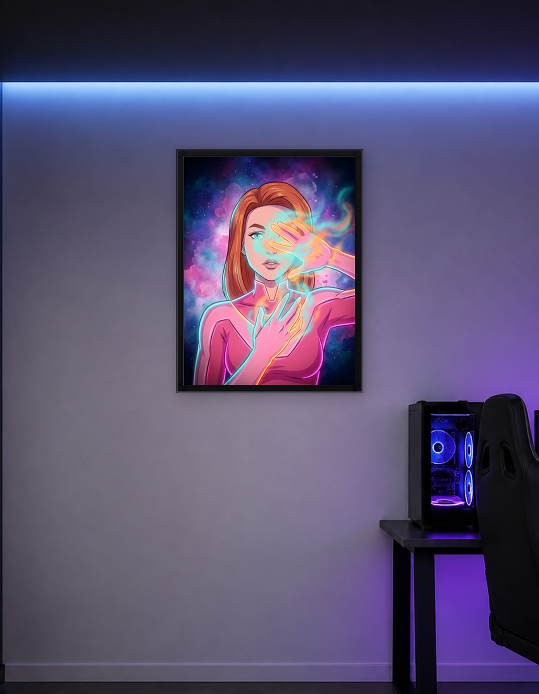 Woman with Cosmic Energy