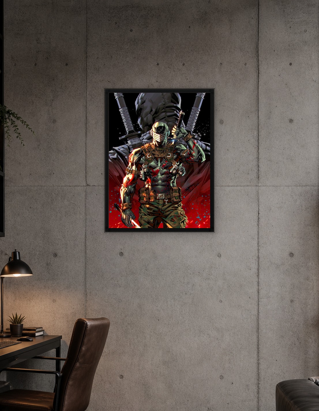 Snake Eyes Comic Book Art