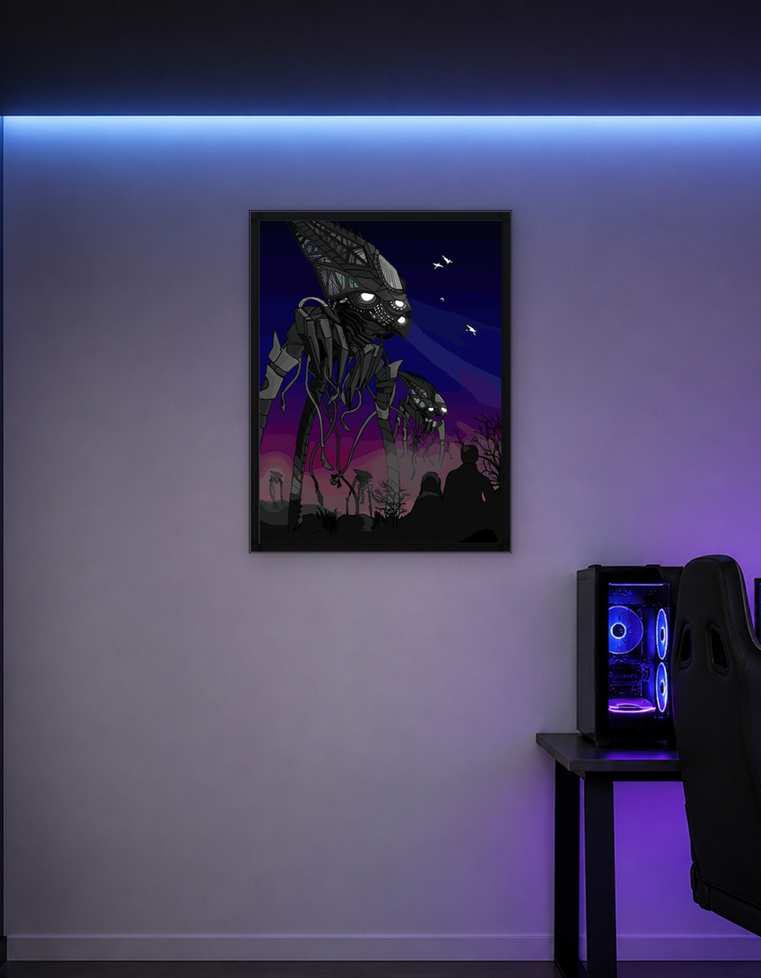 War of the Worlds Invasion Illustration