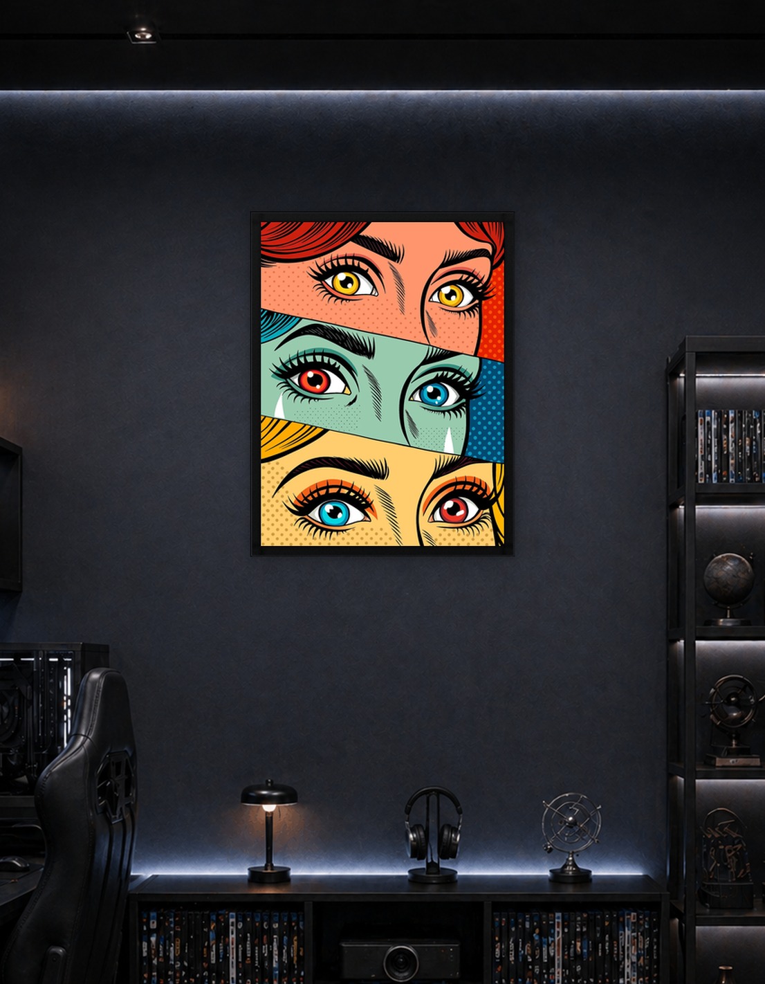 Pop Art Eyes Collage