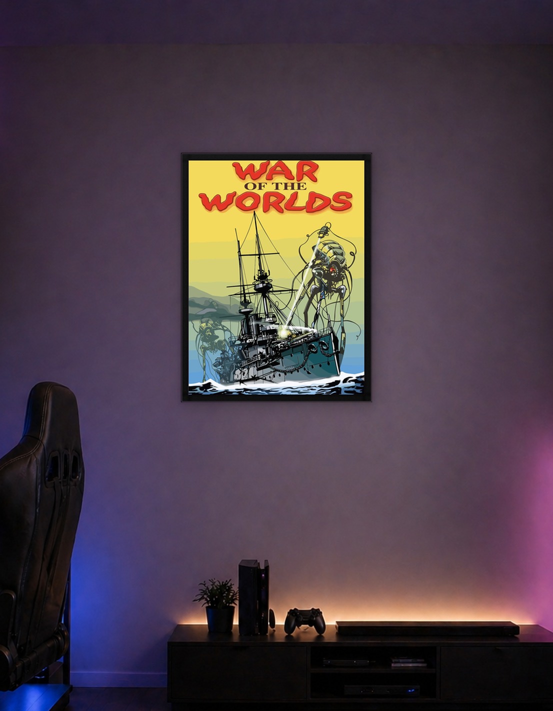 War of the Worlds Comic Illustration