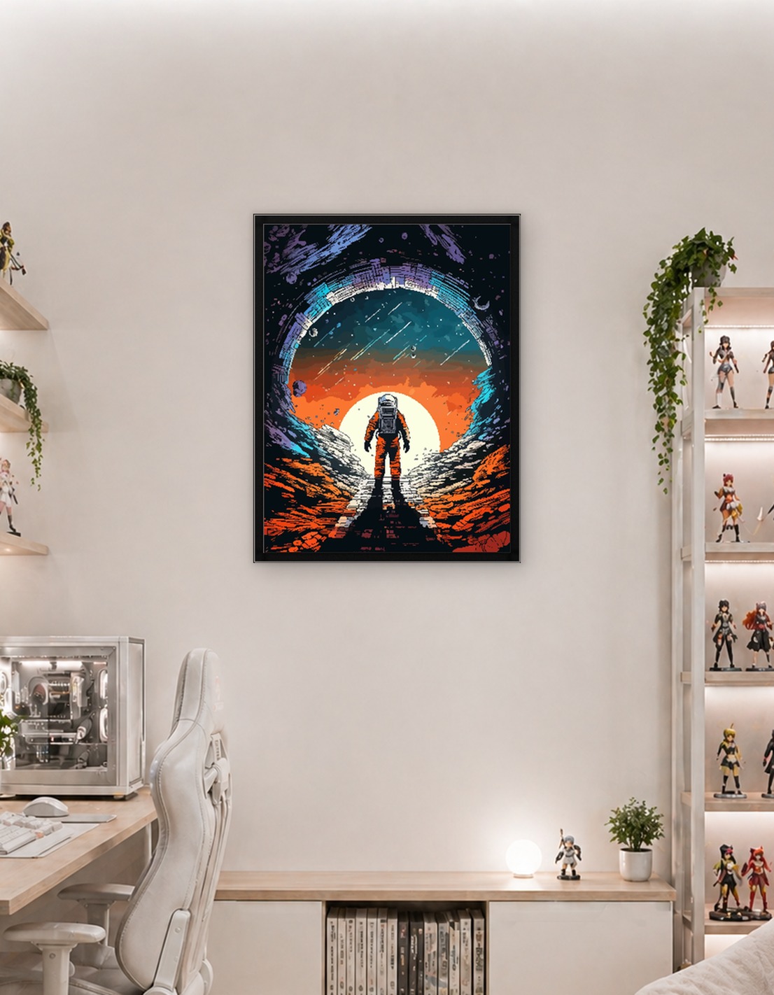 Space Cave Pixel Art