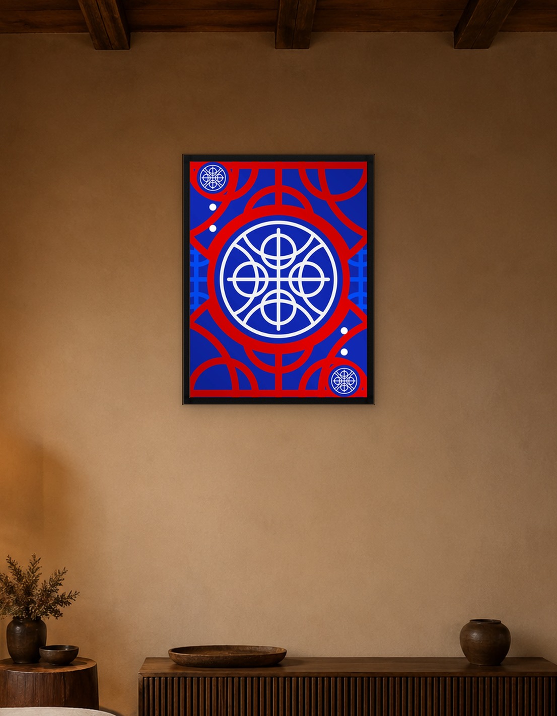 Red White and Blue Glyph - 4745261