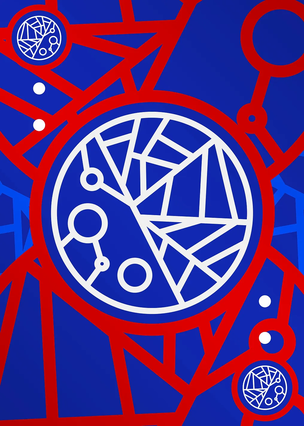 Red White and Blue Glyph - 4754141