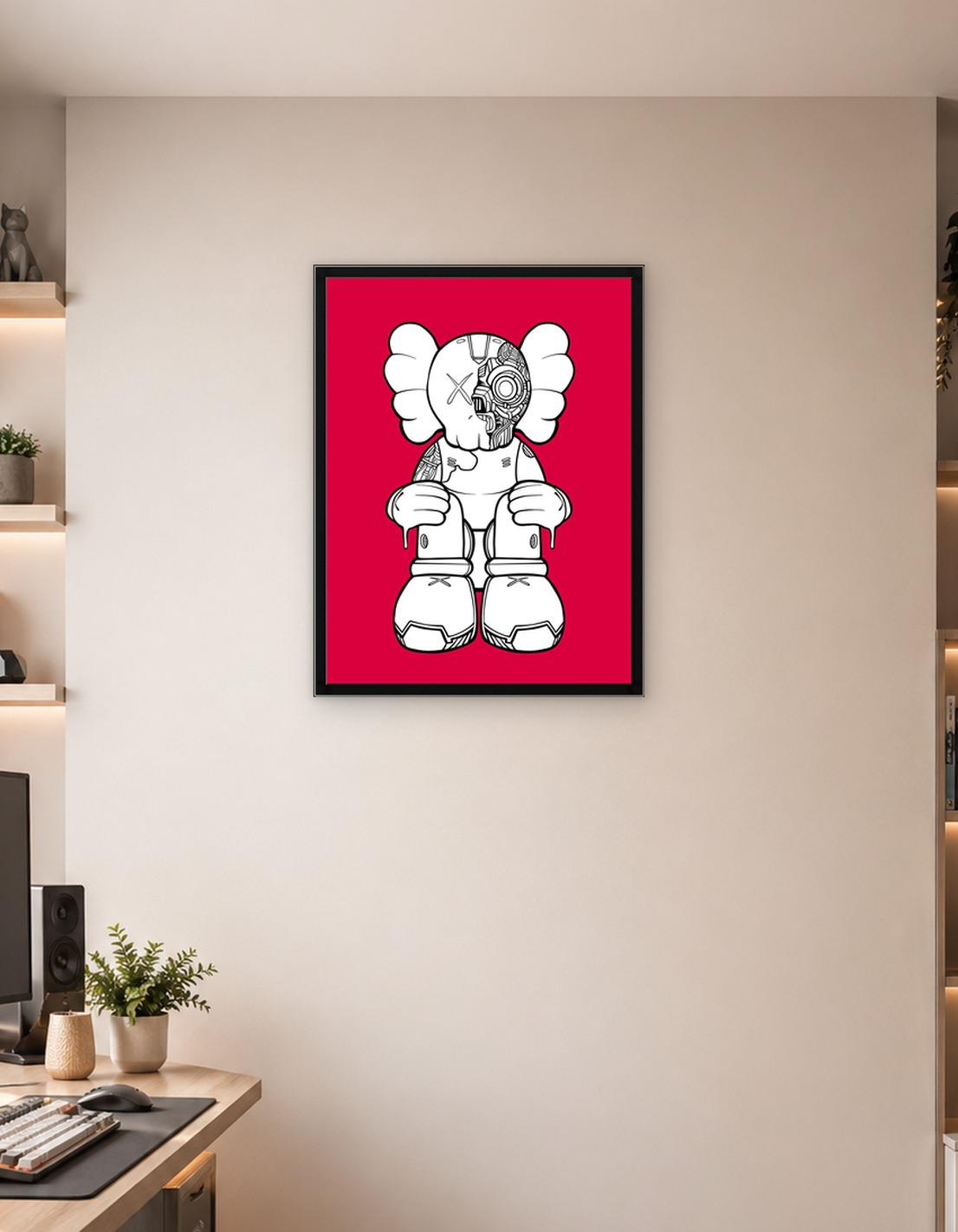 Красный KAWS