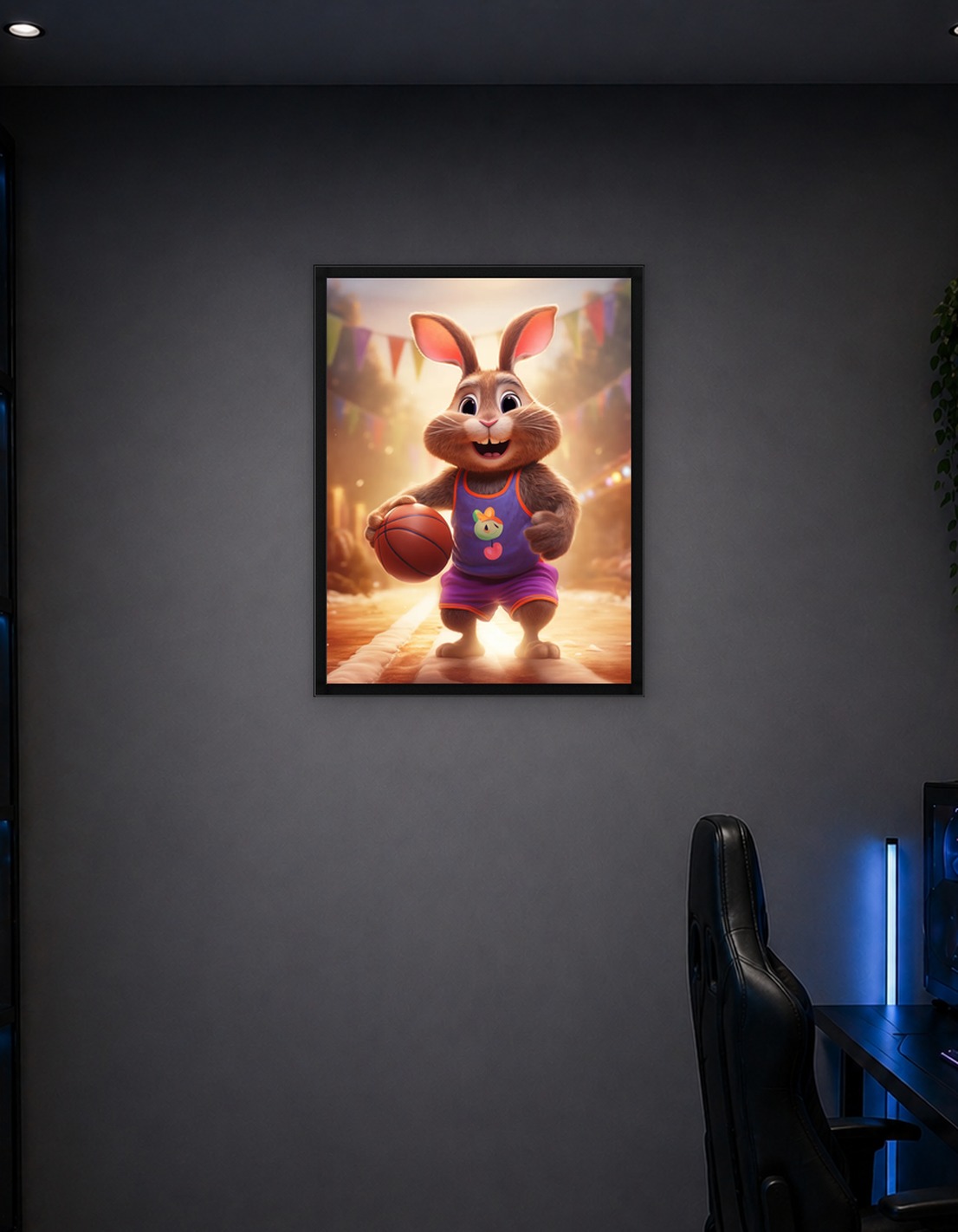 Rabbit Basketballer