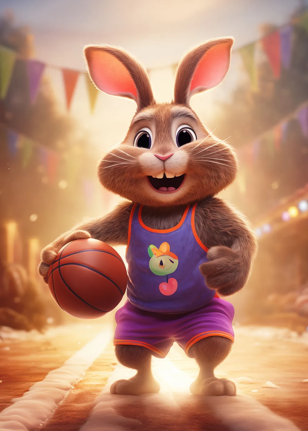 Rabbit Basketballer