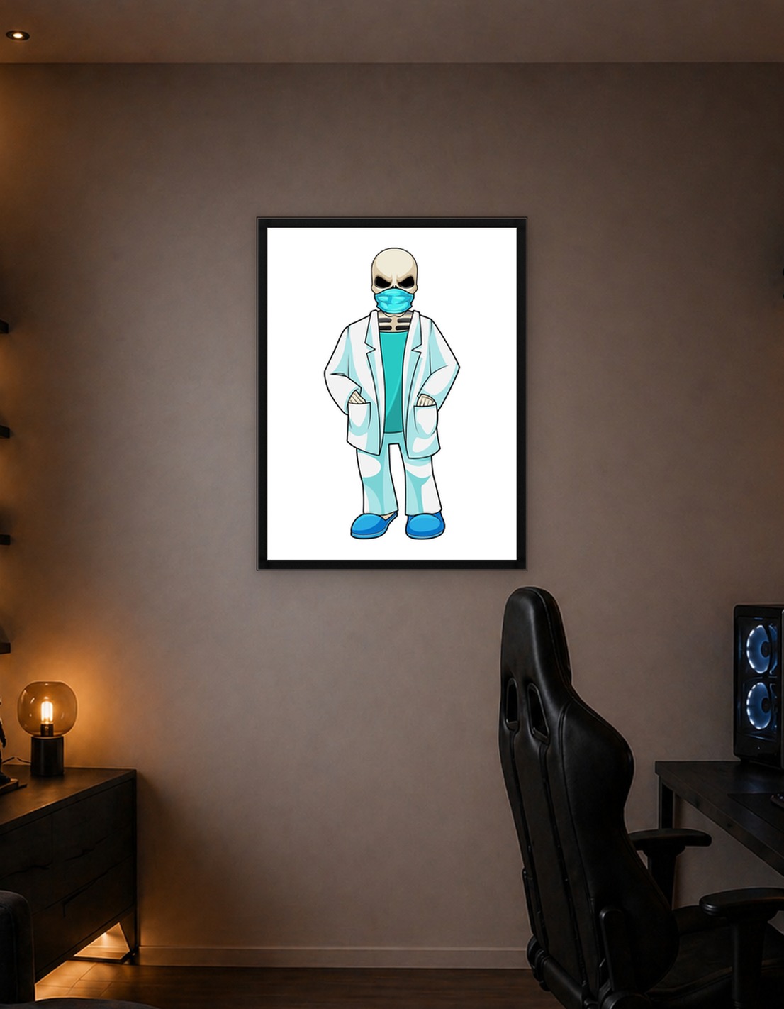 Skeleton Doctor Face mask