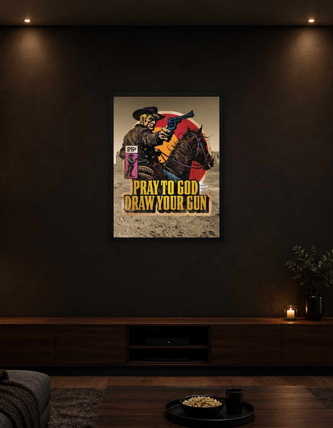 Молись Богу, достань пистолет (спагетти-вестерн, комикс)(Pray to God, Draw Your Gun (spaghetti western, comic art))