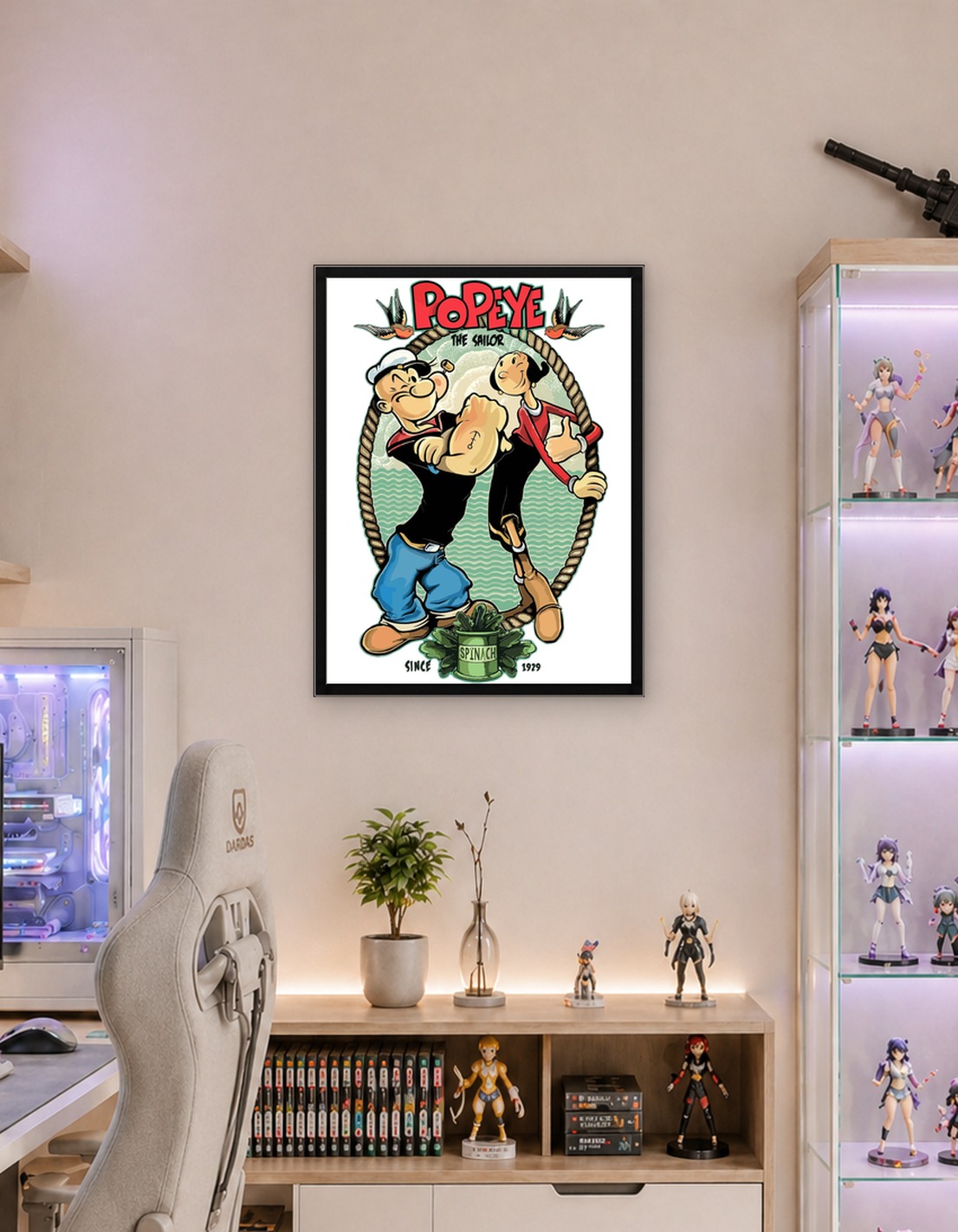 Popeye the Sailor and Olive Oyl
