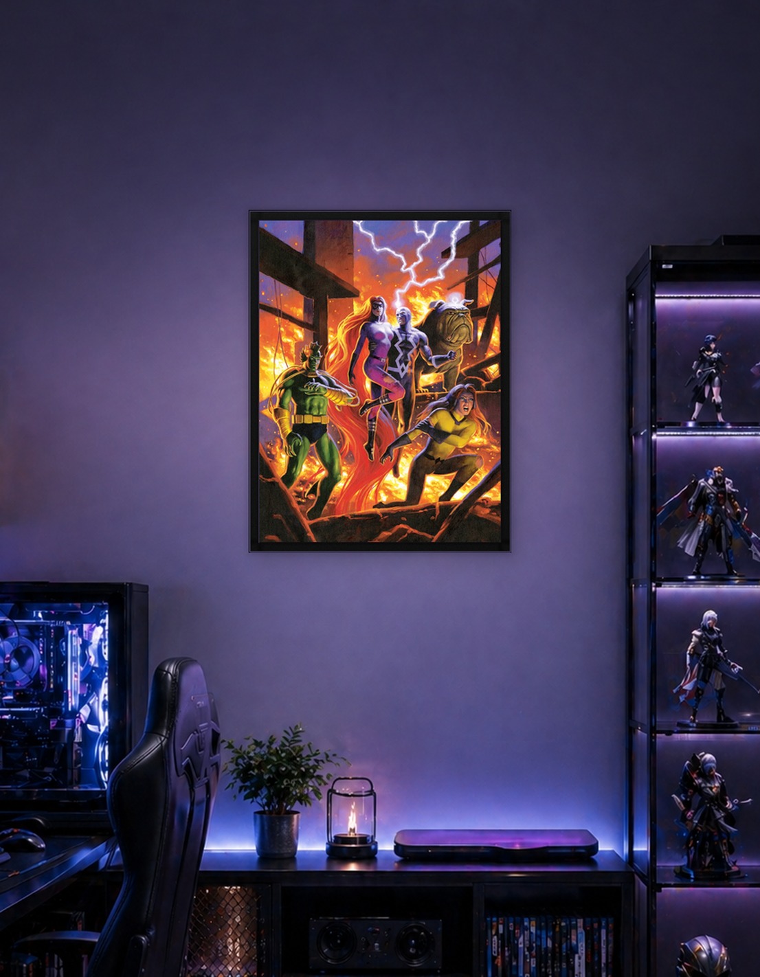 The Inhumans in the Flames