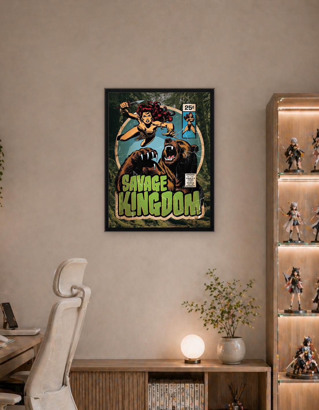 Savage Kingdom Comic Book Cover Art