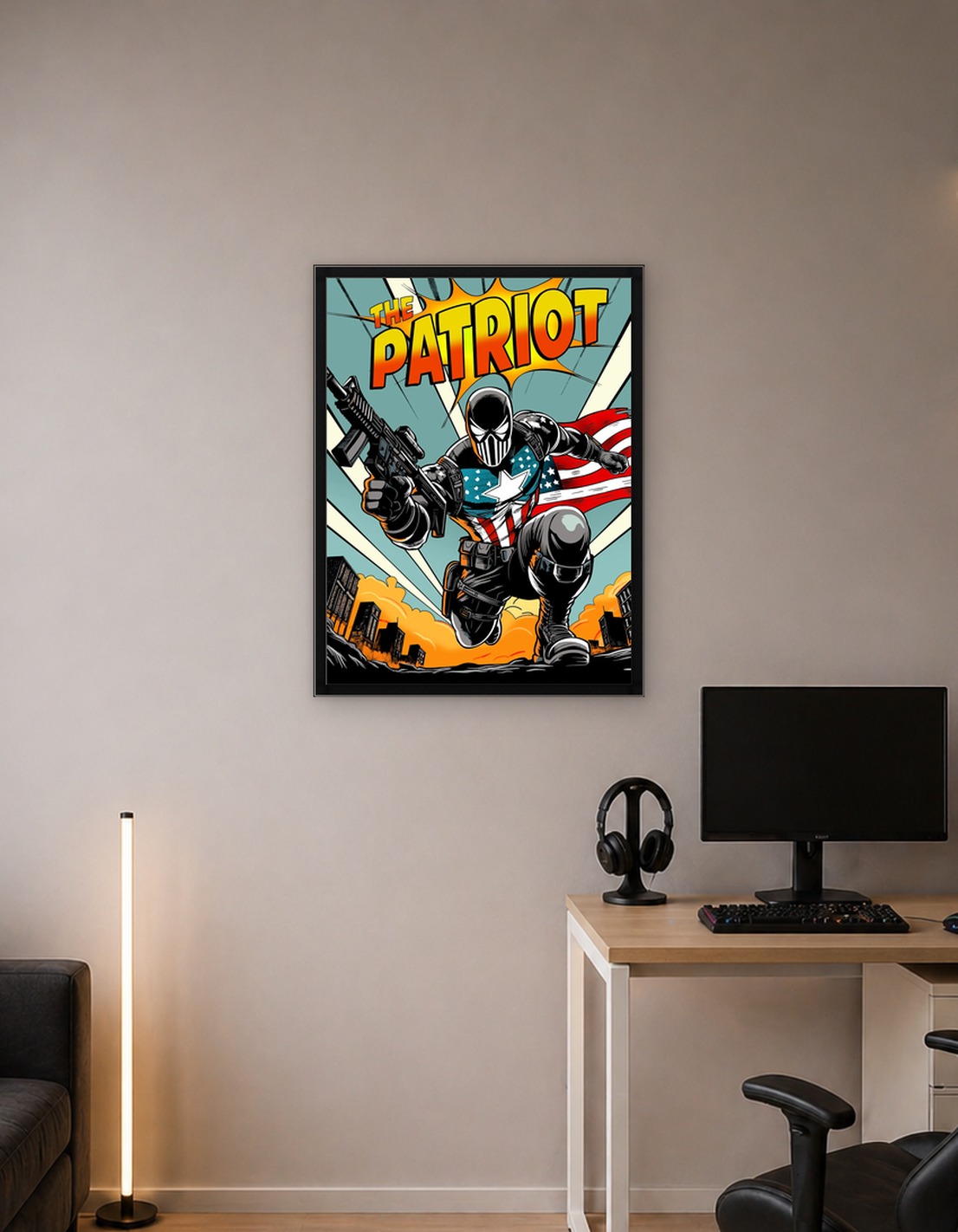 The Patriot Comic Book Cover Art