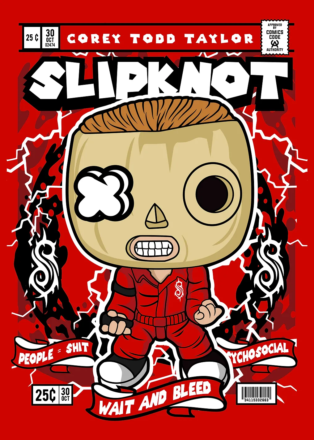 Slipknot Comic Cover