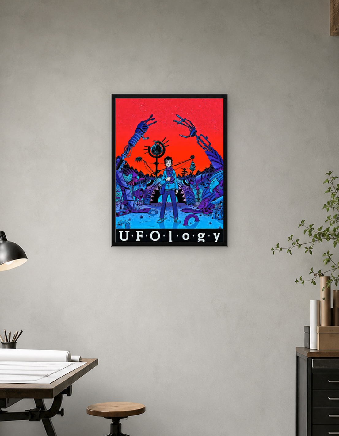 Ufology Comic Book Cover Art