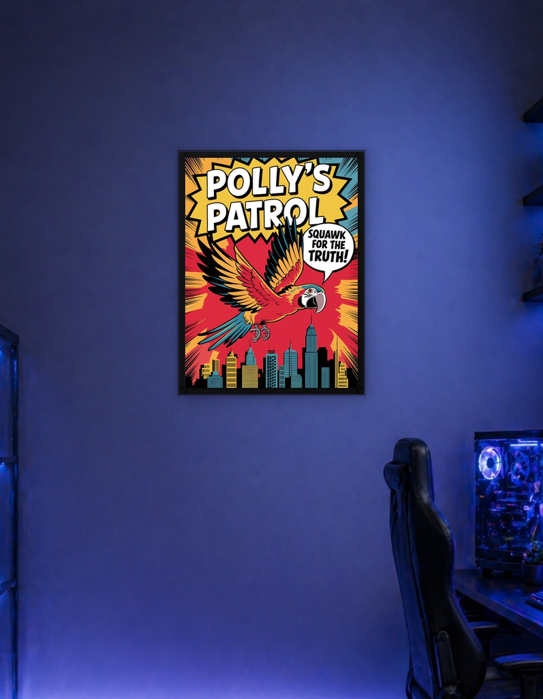 Polly's Patrol: Comic Book Cover