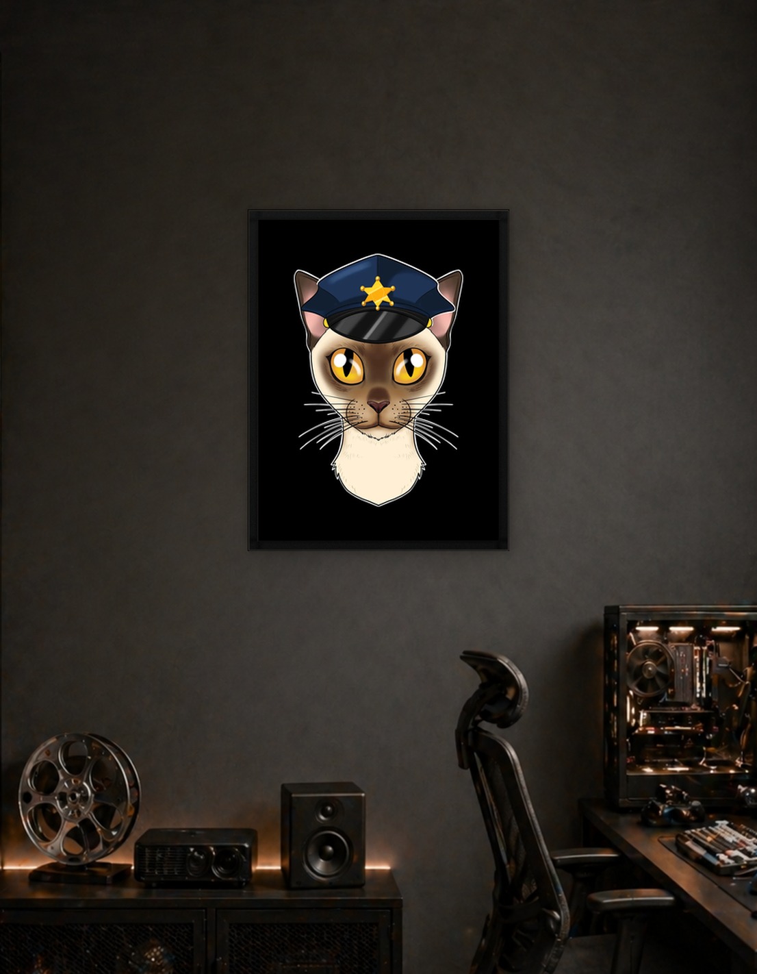 Police Burmese Cat