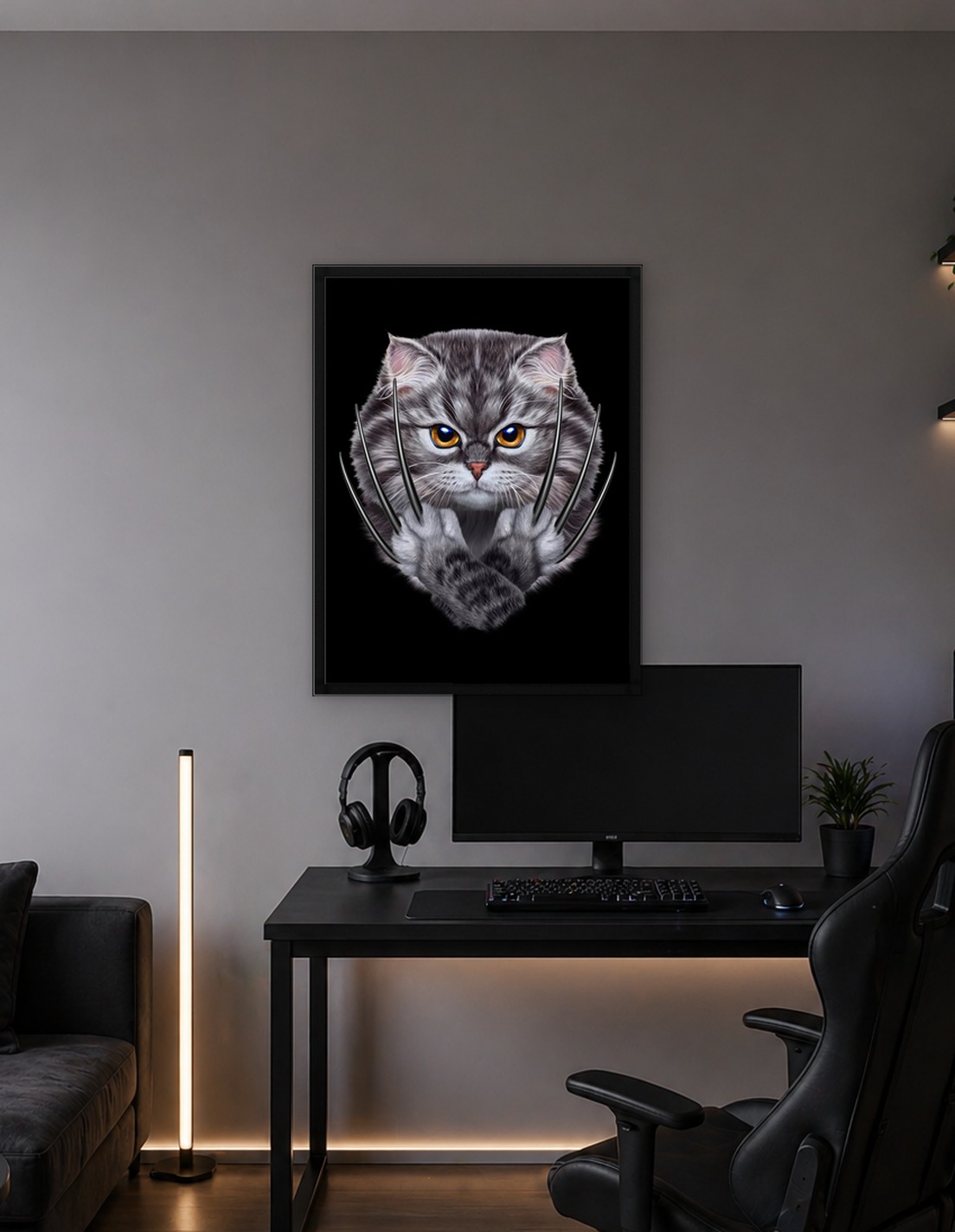 Warrior Tabby Cat