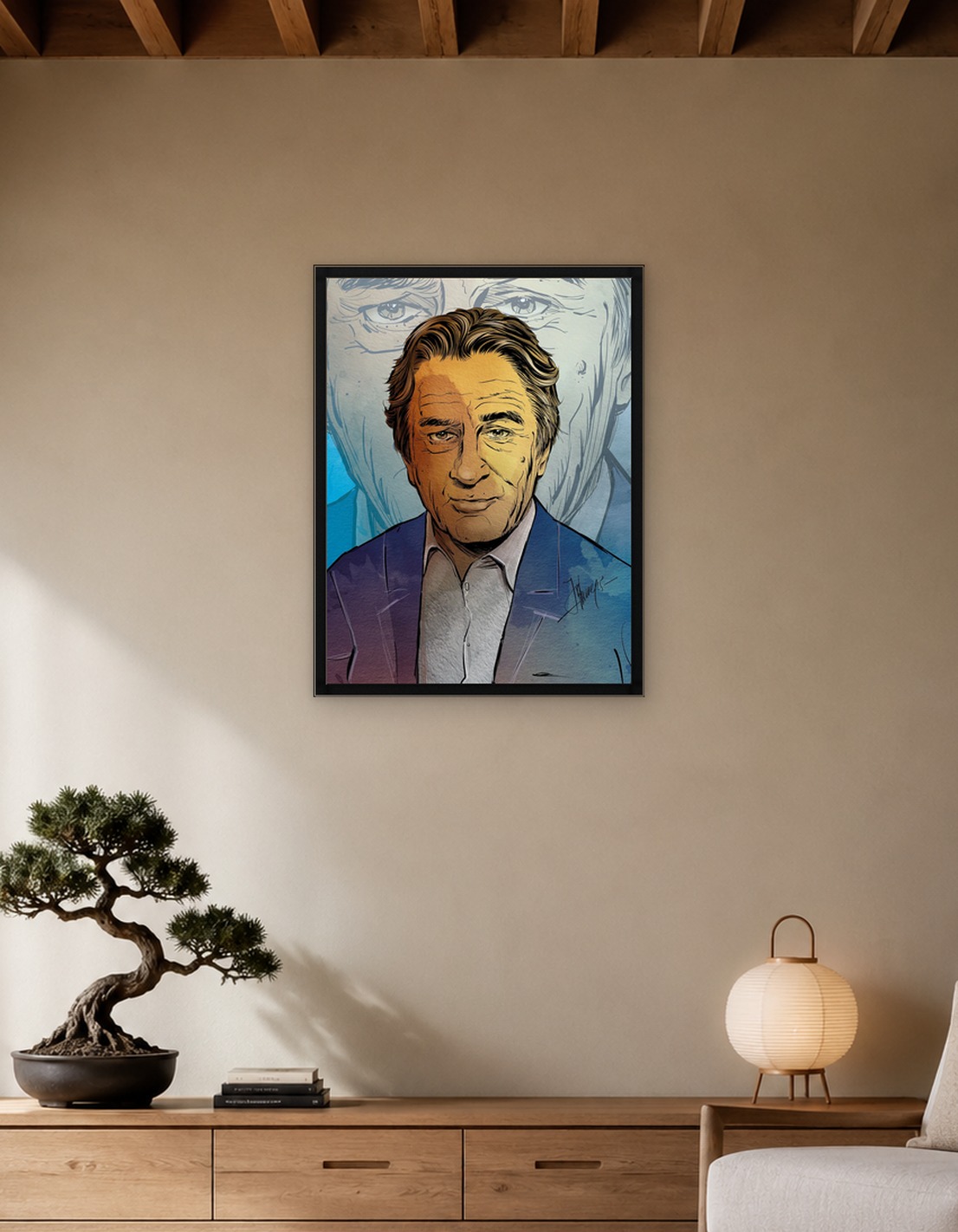 Robert De Niro Portrait Illustration