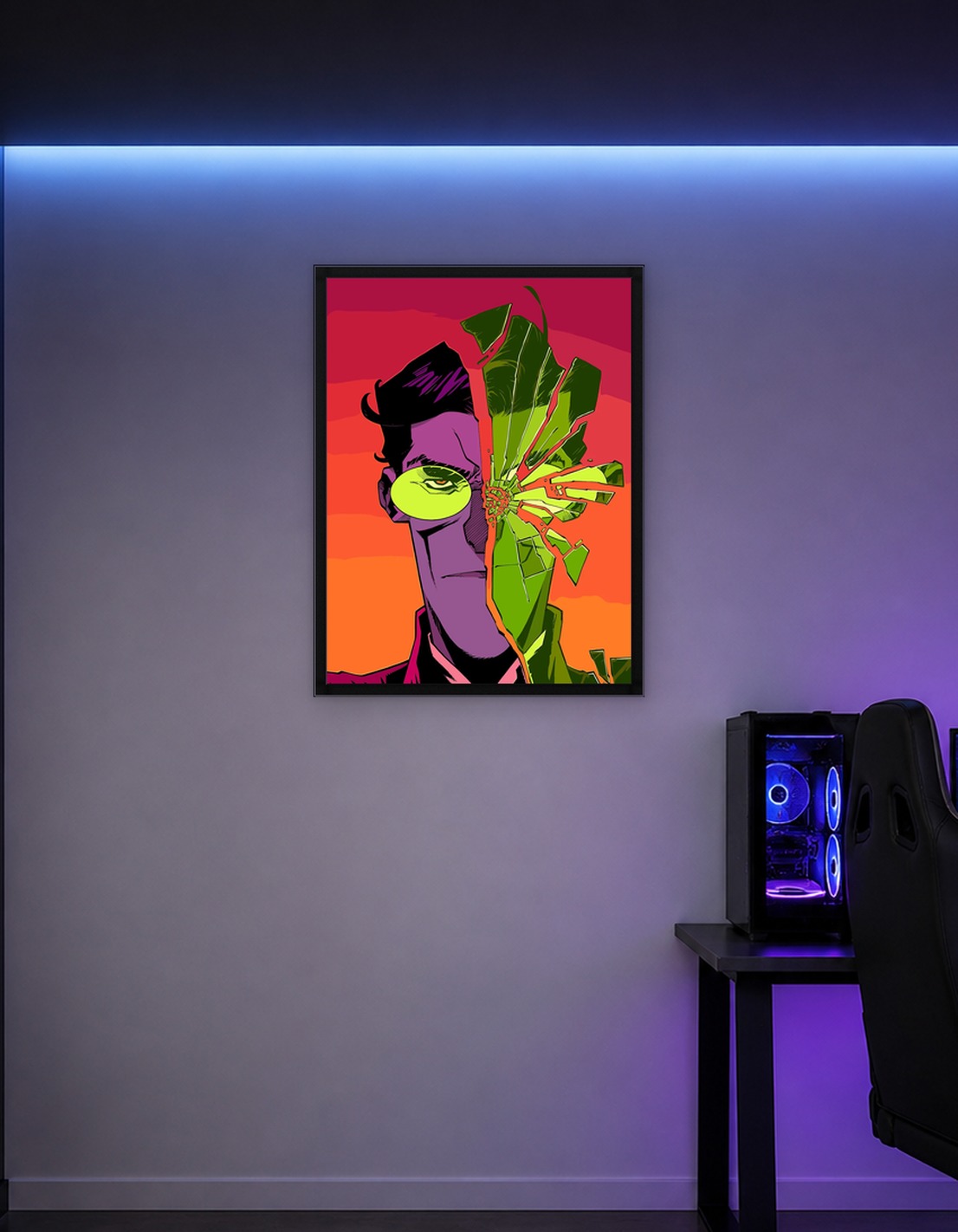Shattered Man Portrait
