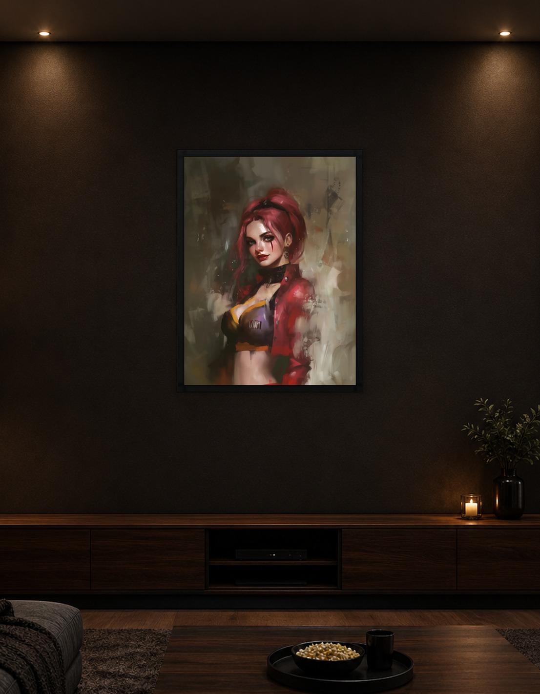 Red-haired Woman Portrait
