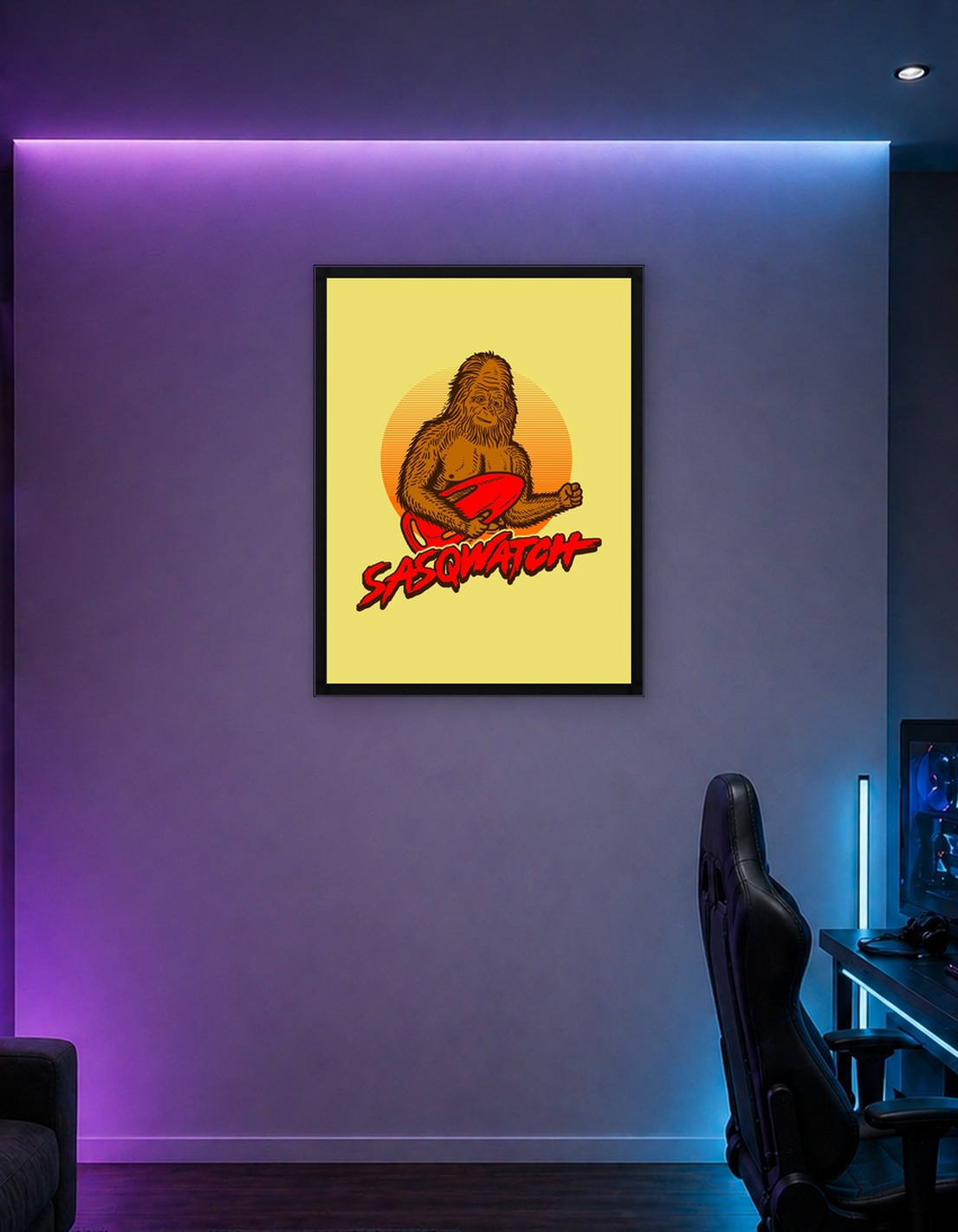 Sasq Watch Poster Bigfoot
