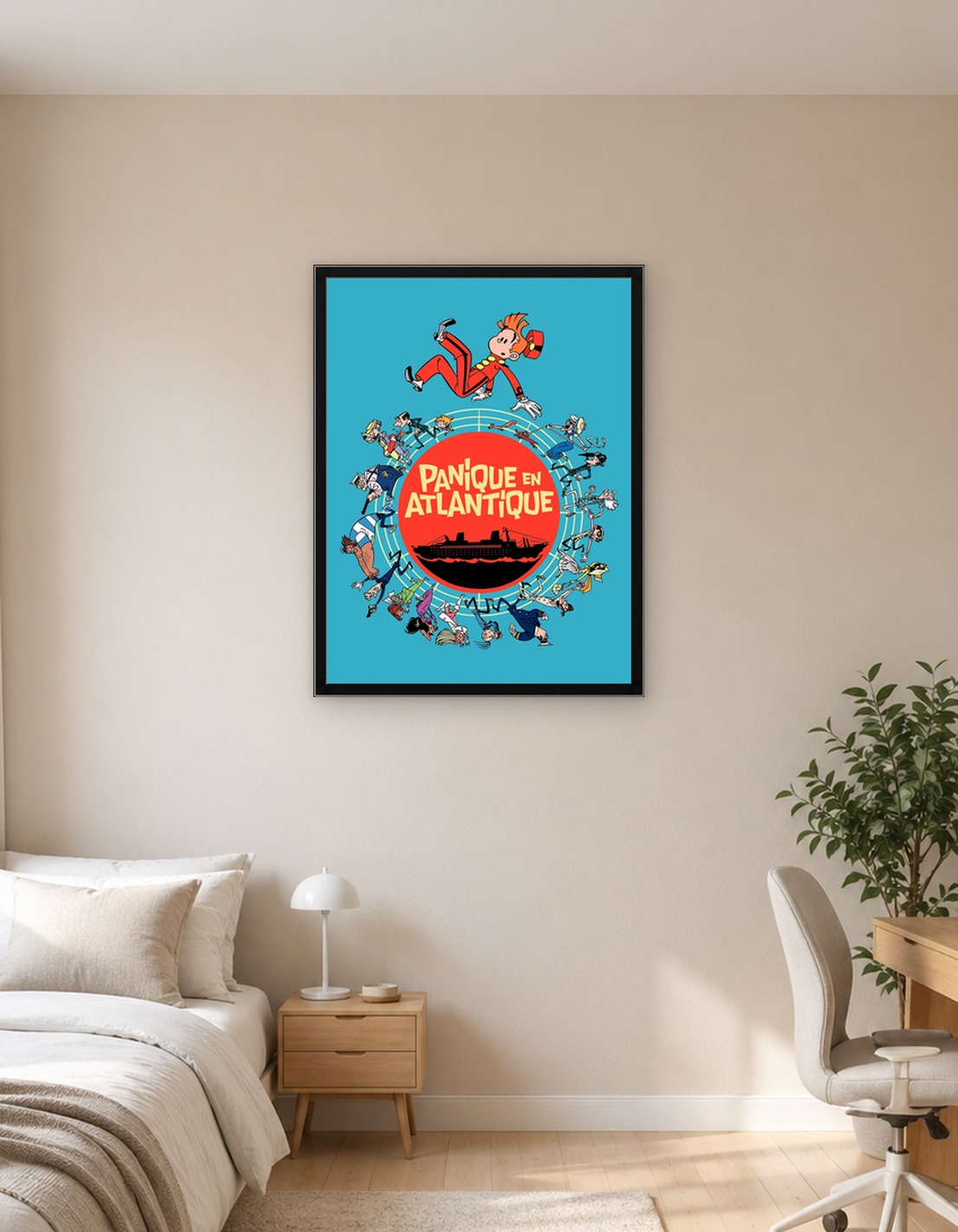 Spirou & Fantasio cartoon poster