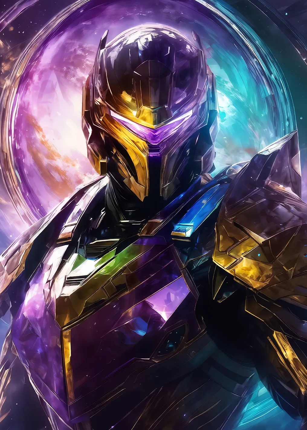 Rainbow steel warrior