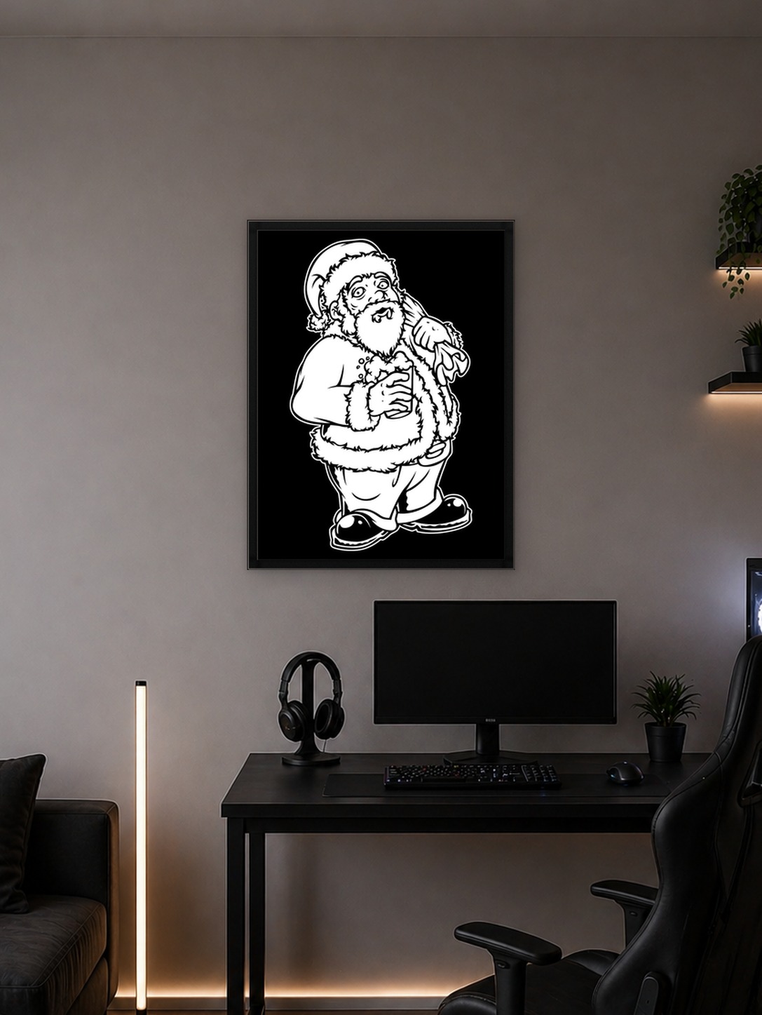 Xmas Black and White