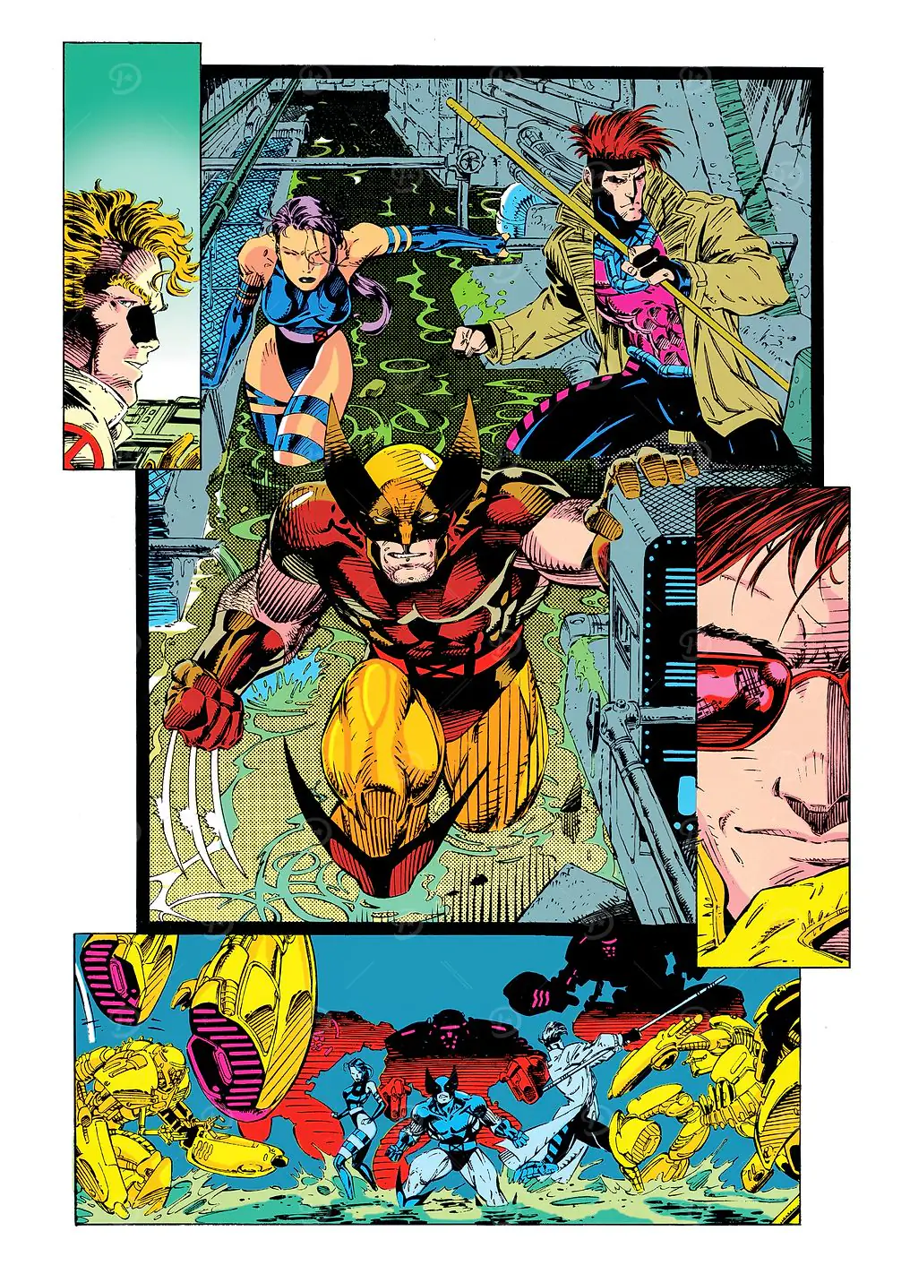 Wolverine Gambit Panels
