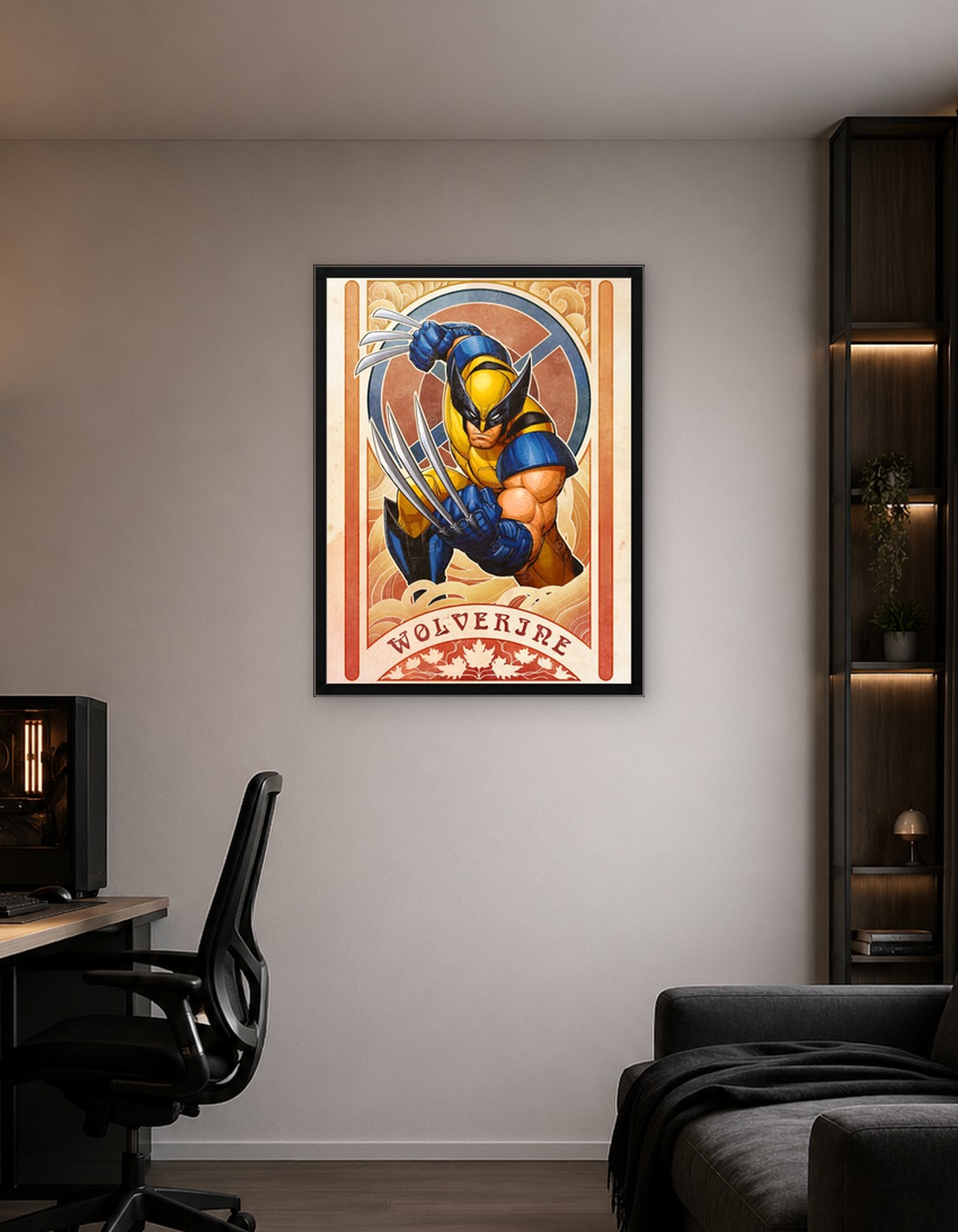 Wolverine Art Nouveau