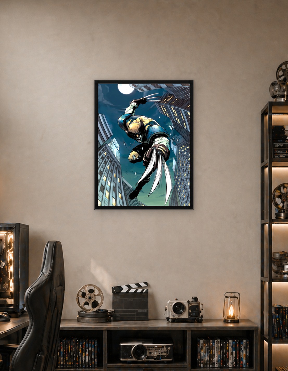 Wolverine Night Cityscape