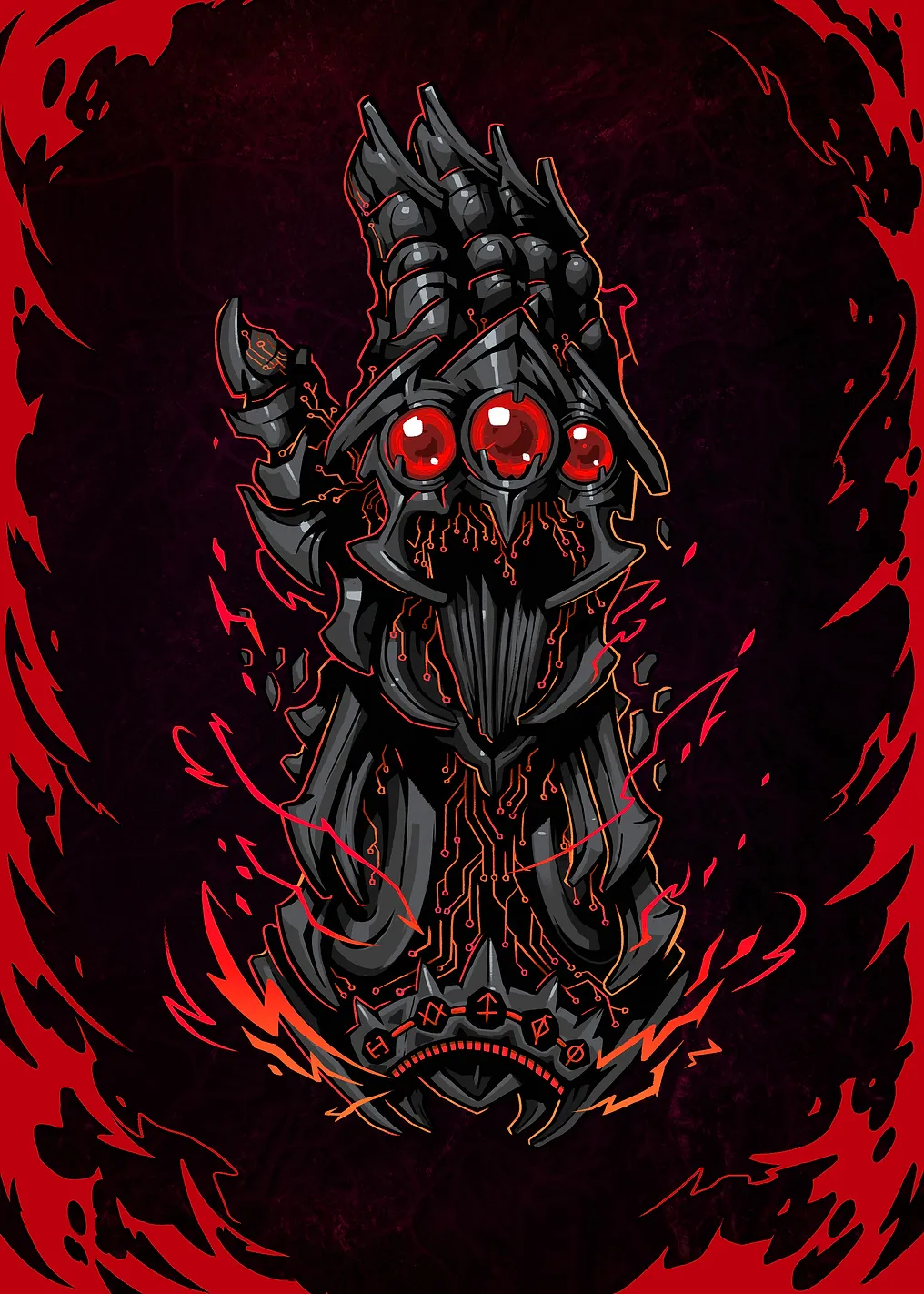 Red Sentinel Gauntlet - 5629664