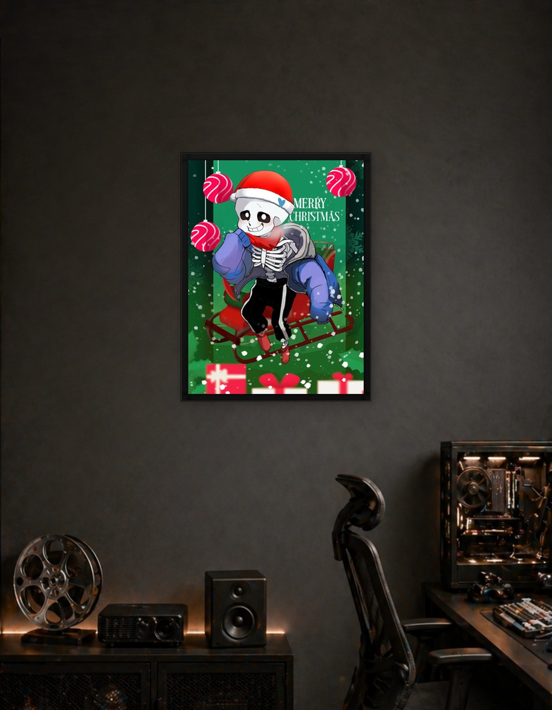 Sans Undertale Merry Christmas