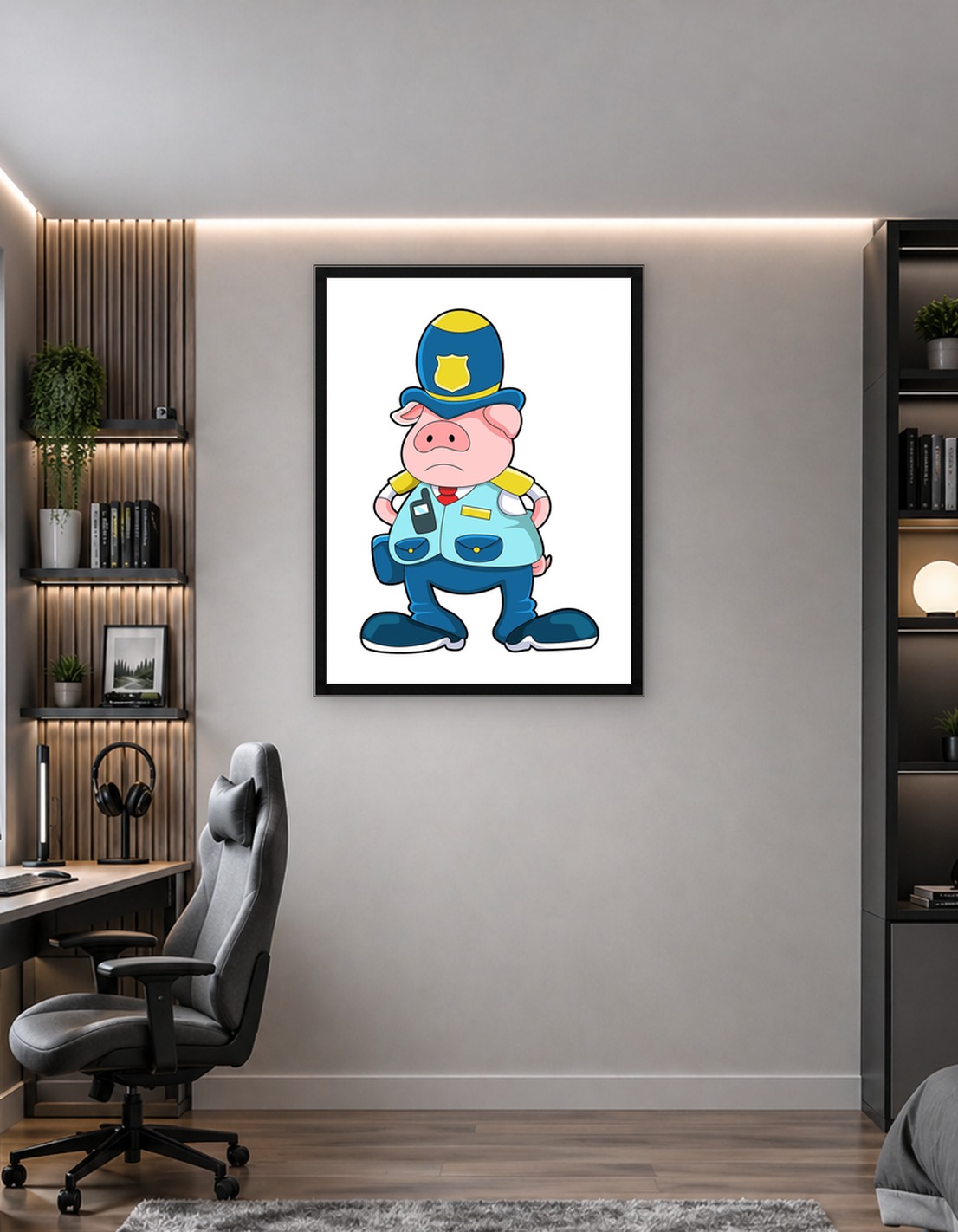 Pig Police officer Police