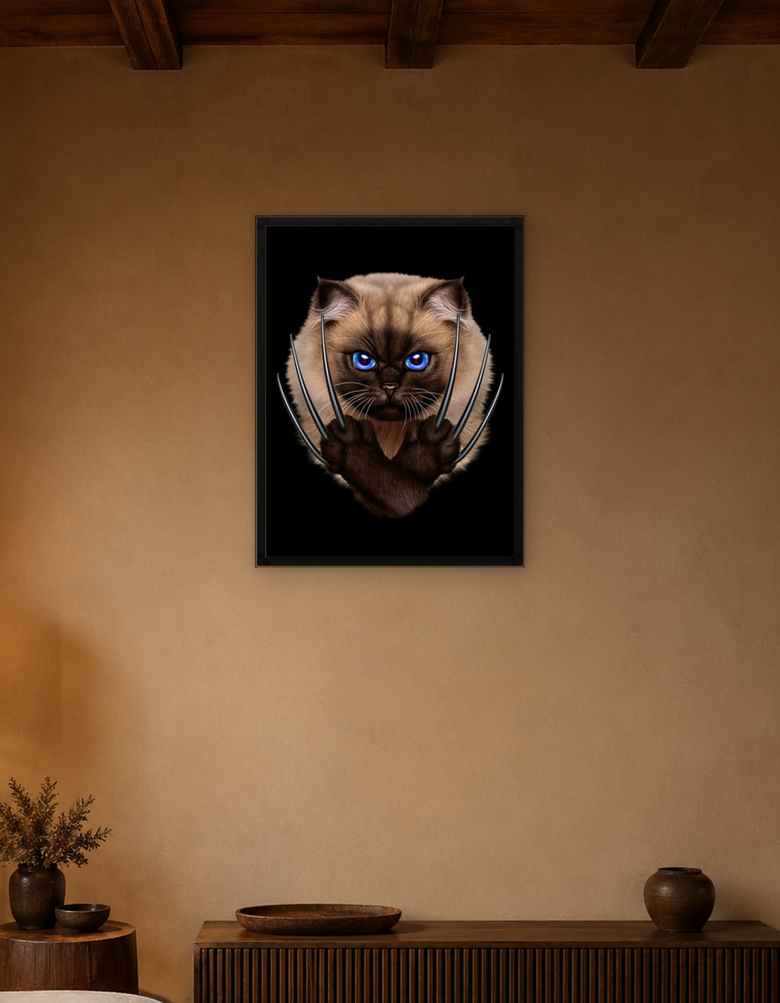Warrior Siamese Cat