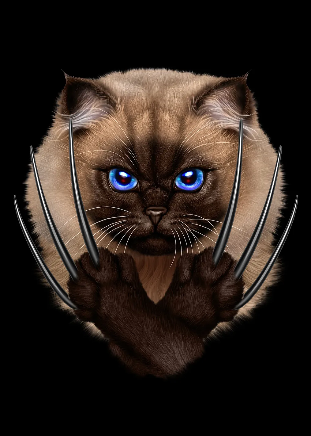 Warrior Siamese Cat