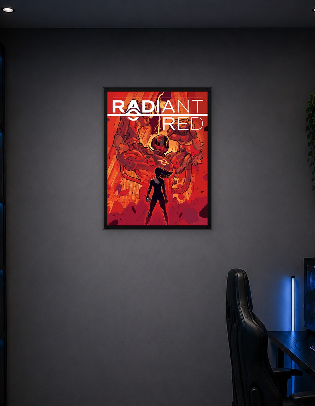 Radiant Red Comic Cover