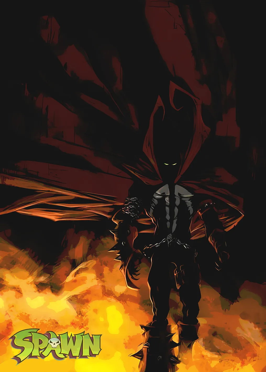 Spawn Comic Book Character Illustration - 9513059