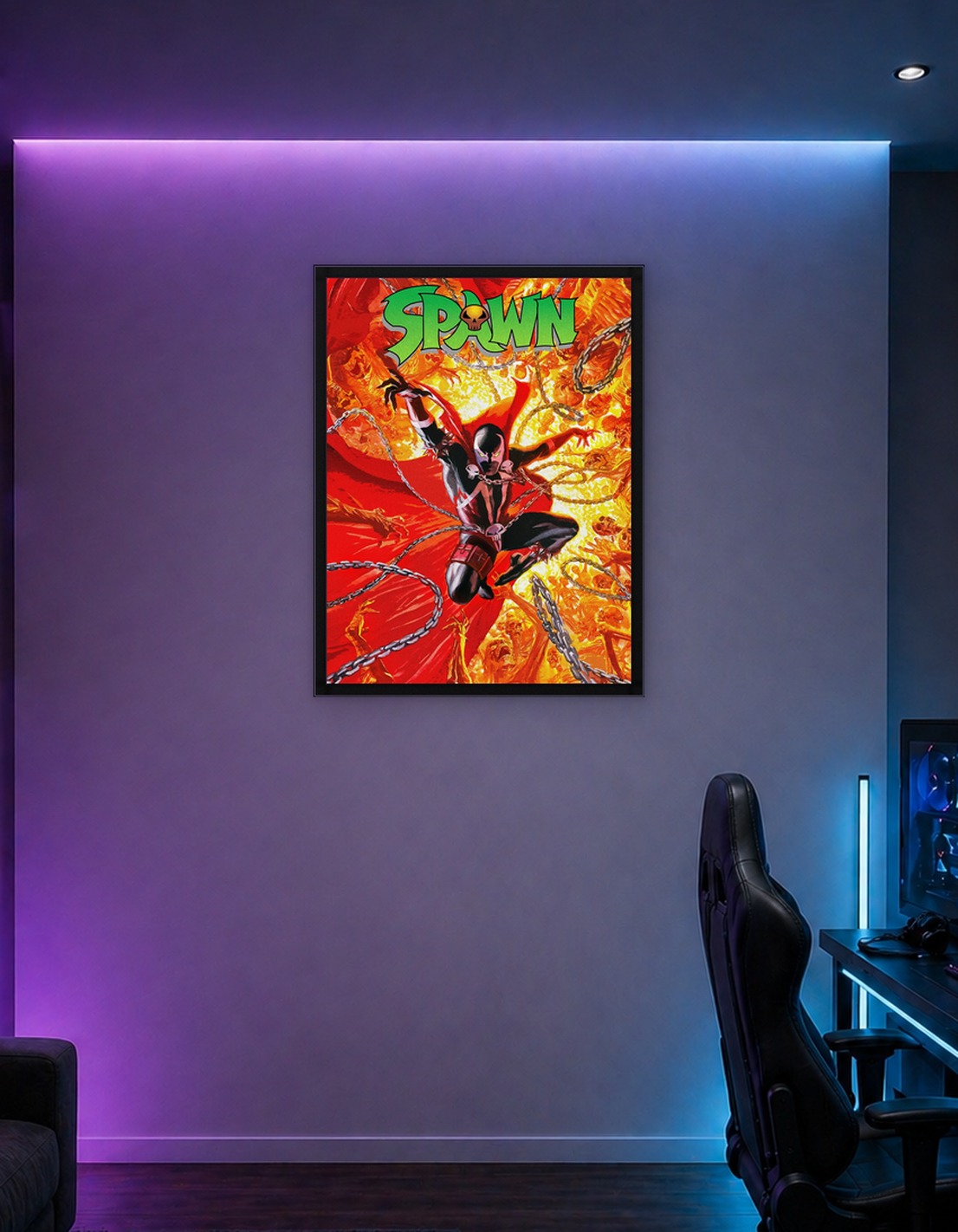 Spawn Comic Book Cover Art - 8771561