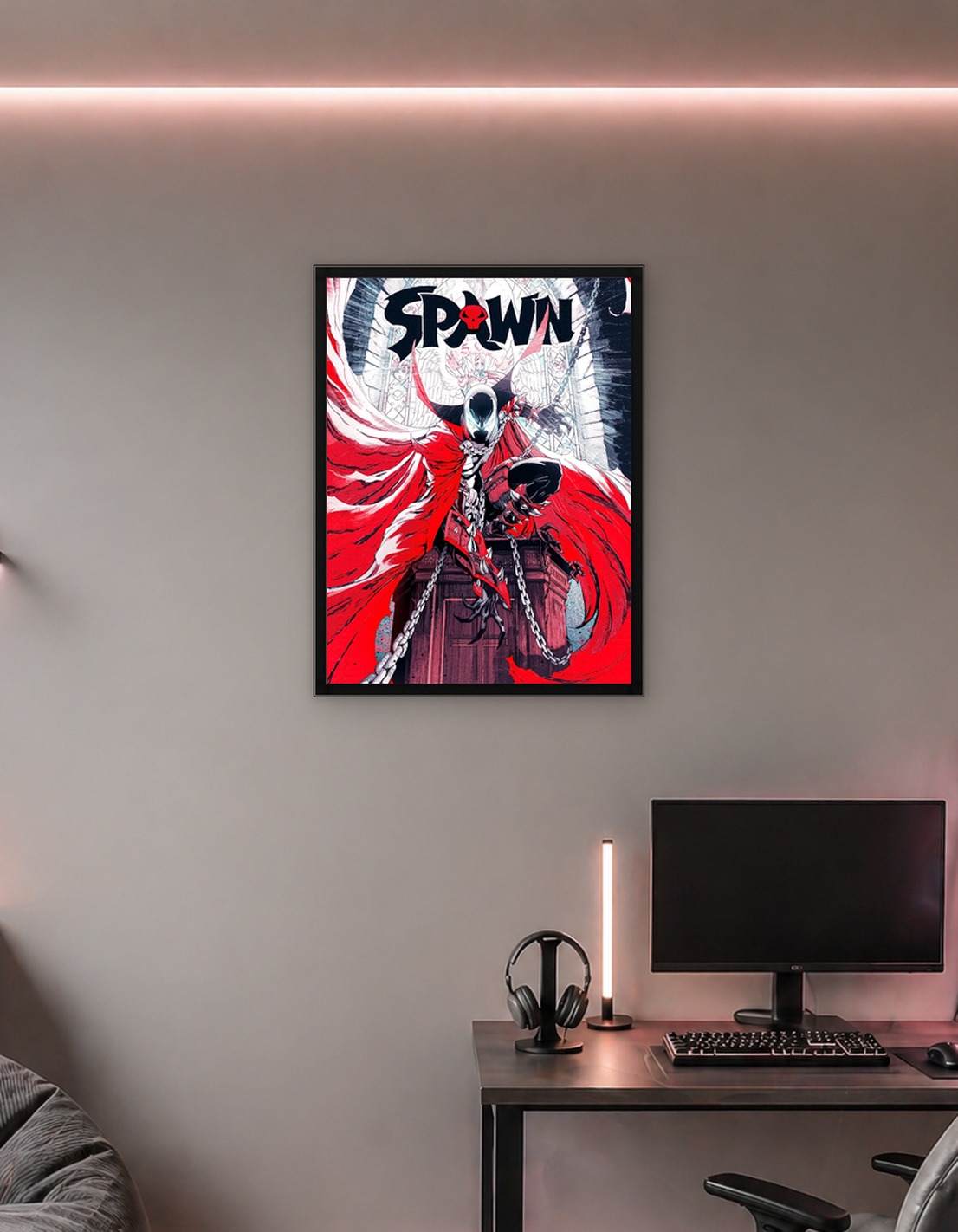 Spawn Comic Book Cover Art - 8909831
