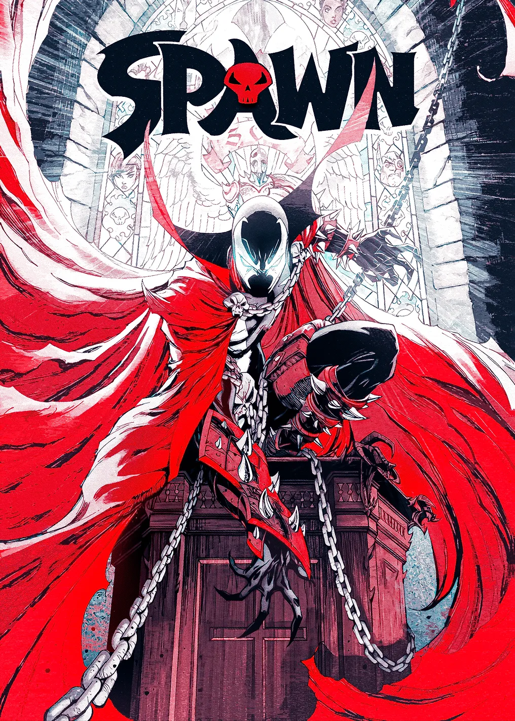 Spawn Comic Book Cover Art - 8909831